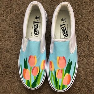 NEVER worn Custom Knock off Vans!